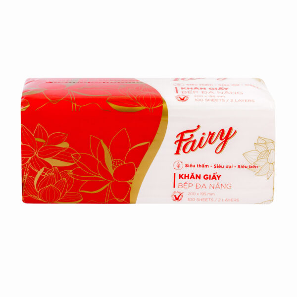 Khăn giấy bếp đa năng Fairy 100 tờ