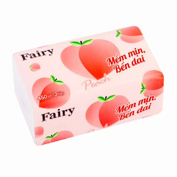 Giấy rút Fairy Đào 450 tờ / 3 lớp - Image 2