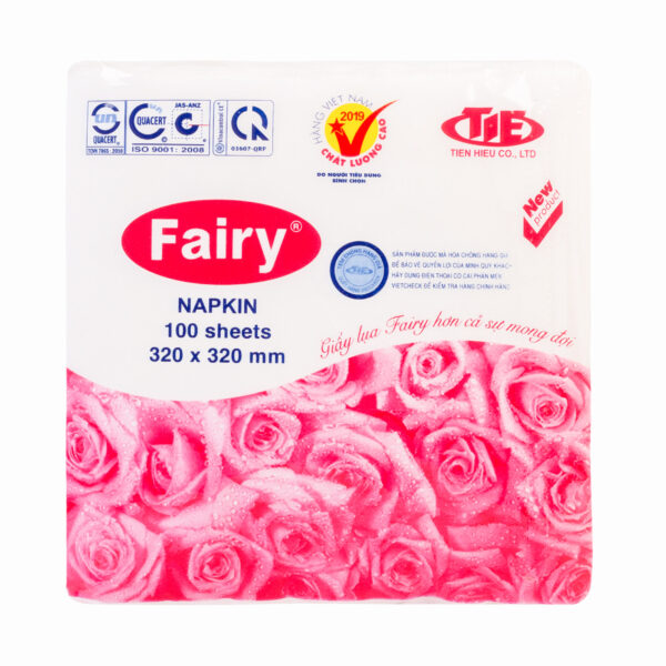 Khăn giấy Napkin Fairy 320 x 320mm